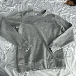 Champion Authentic Athletic Wear Pull Over Sweatshirt Grey